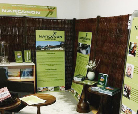 Narconon Europe booth at the Fair