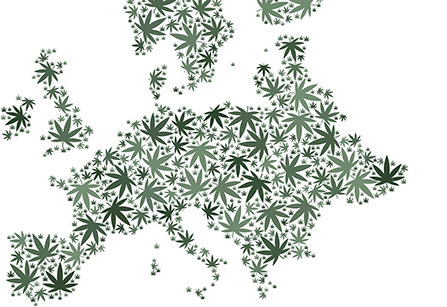 Europe Map — Marijuana 